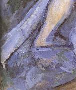 Paul Cezanne Detail of  Portrait of bather Spain oil painting artist